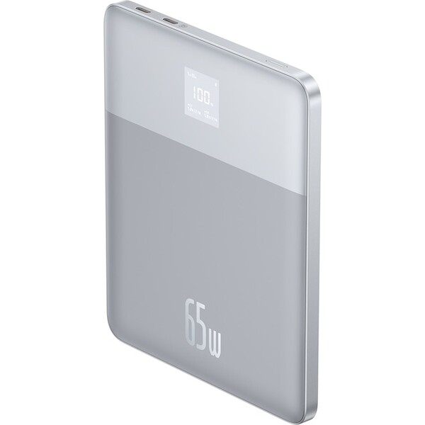 Baseus-Blade2-powerbanka-12000mAh-65W-stribrna