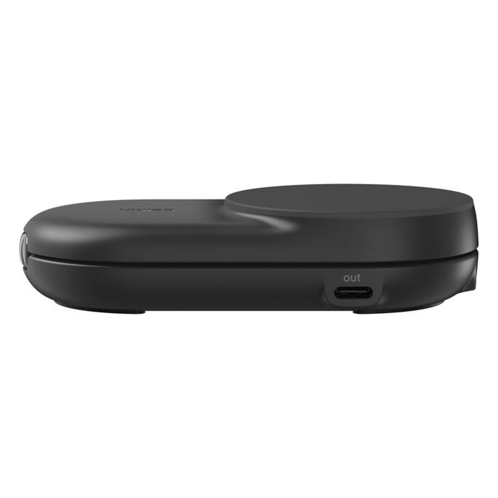 Belkin-UltraCharge-Qi2-25W-2v1-MagSafe-nabijecka-pro-iPhone-AirPods-s-USB-C-cerna