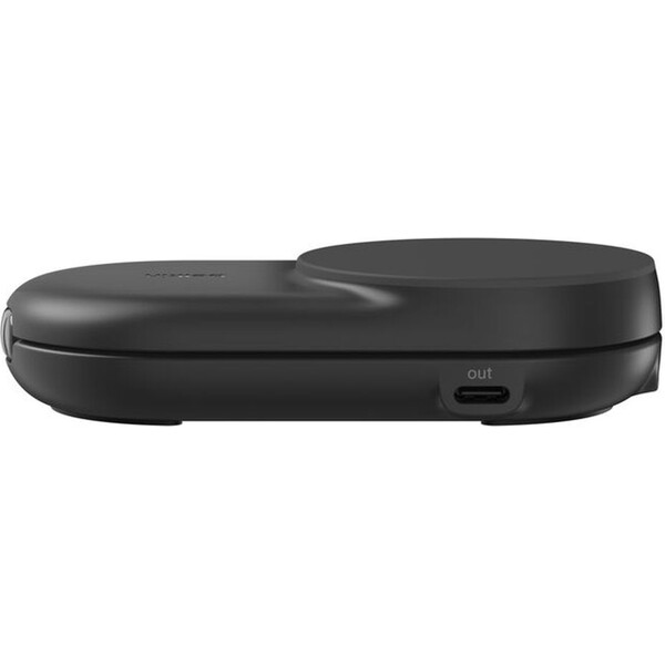 Belkin-UltraCharge-Qi2-25W-2v1-MagSafe-nabijecka-pro-iPhone-AirPods-s-USB-C-cerna