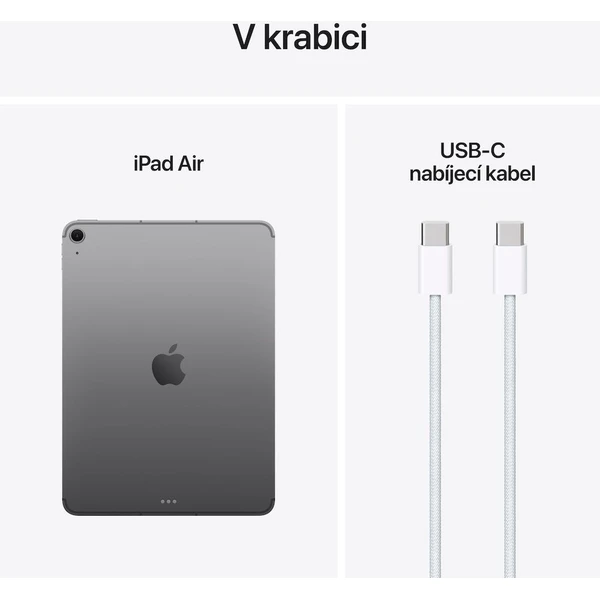 Apple iPad Air 11" 128GB Wi-Fi + Cellular vesmírně šedý (2025) - Tablety - Obrázek M6RC000K01