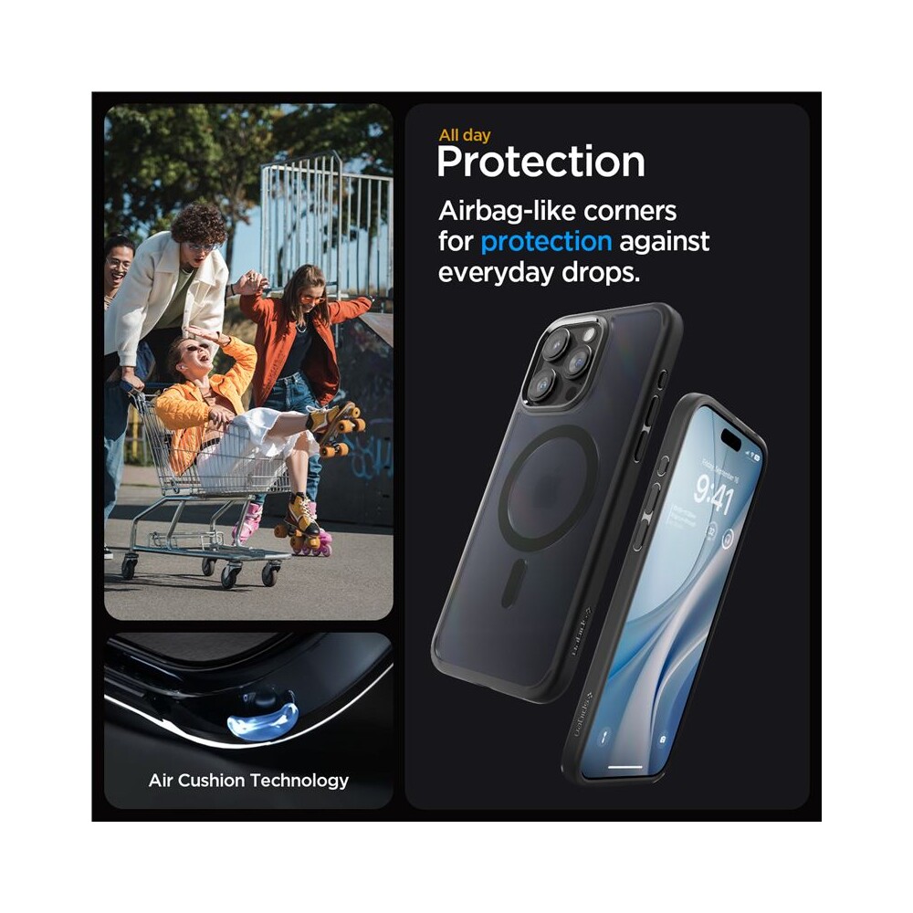Spigen-Ultra-Hybrid-MagFit-kryt-iPhone-15-Pro-Max-cerny