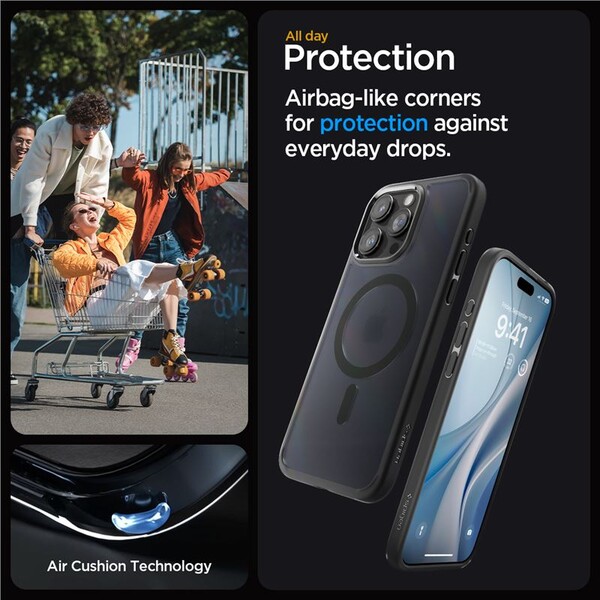 Spigen-Ultra-Hybrid-MagFit-kryt-iPhone-15-Pro-Max-cerny