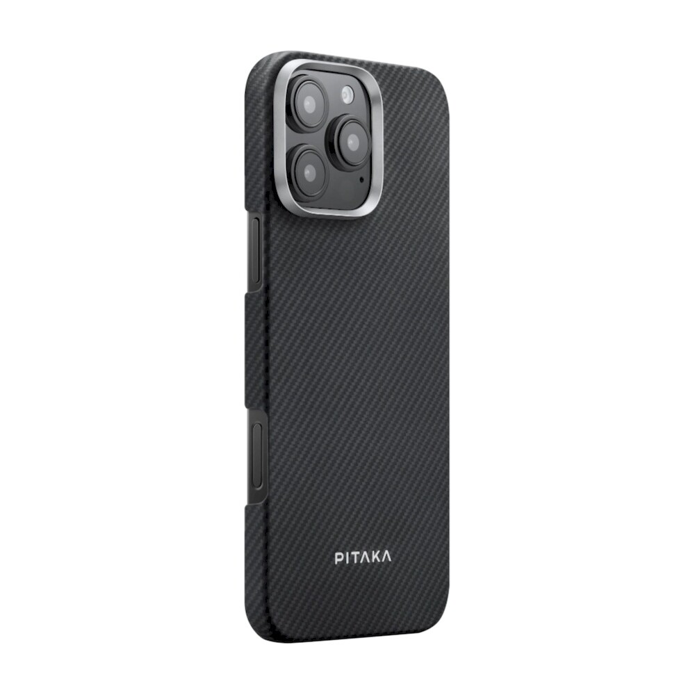 Pitaka-MagEZ-Case-5-MagSafe-kryt-iPhone-16-Pro-Max-Black-Grey-Twill