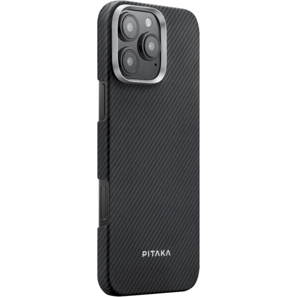 Pitaka-MagEZ-Case-5-MagSafe-kryt-iPhone-16-Pro-Max-Black-Grey-Twill