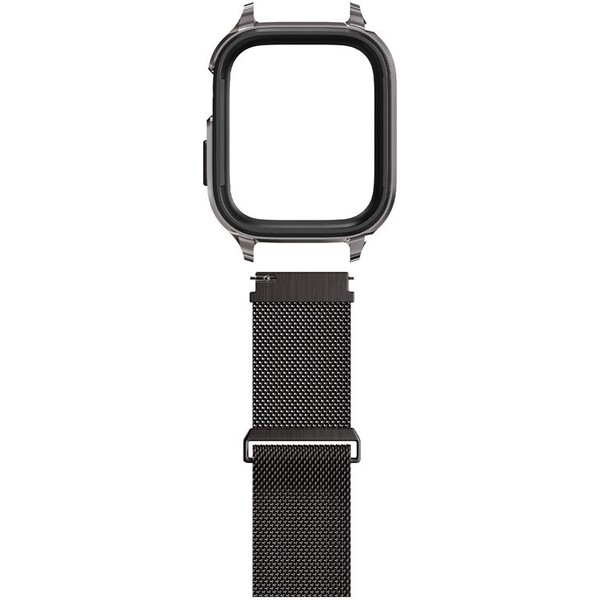 Spigen-Metal-Fit-Pro-reminek-s-pouzdrem-Apple-Watch-9-8-7-45mm-grafitovy