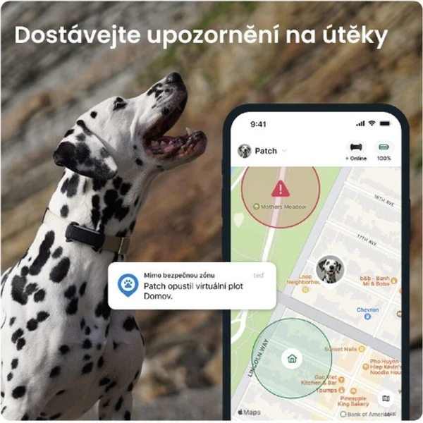Tractive GPS DOG 6 lokátor polohy a aktivity pro psy černý - GPS moduly - Obrázek MBTD000L01