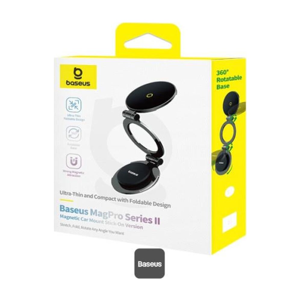 Baseus-MagPro-Series-II-drzak-do-auta-s-magnetem-na-palubni-desku-cerny