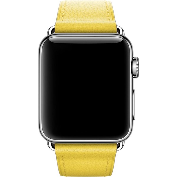 Apple-Watch-kozeny-reminek-s-klasickou-prezkou-38-40mm-jarne-zluty