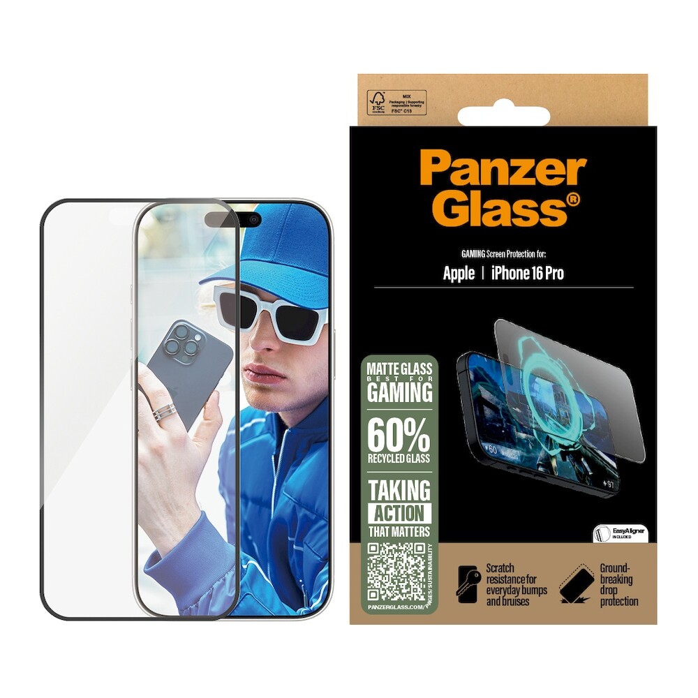 PanzerGlass-Gaming-sklo-pro-hrace-Apple-iPhone-16-Pro