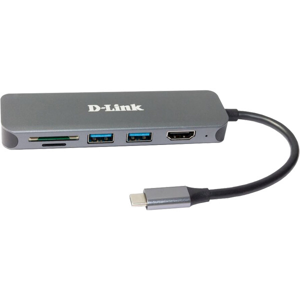 D-Link-6v1-USB-C-Hub-ctecka-karet-antracitovy