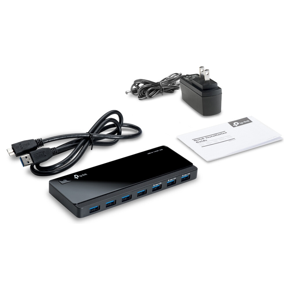 TP-Link-UH700-HUB-7v1-cerny