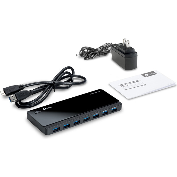 TP-Link-UH700-HUB-7v1-cerny