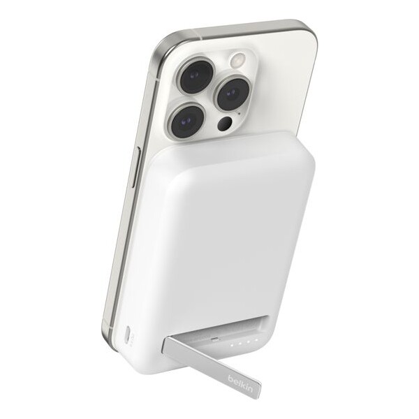 Belkin-Boost-Charge-Pro-Qi2-MagSafe-powerbanka-10000mAh-15W-bila