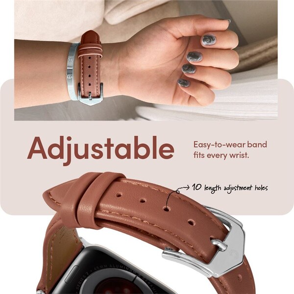 Spigen-Kajuk-Watch-Band-reminek-Apple-Watch-41-40-38mm-hnedy
