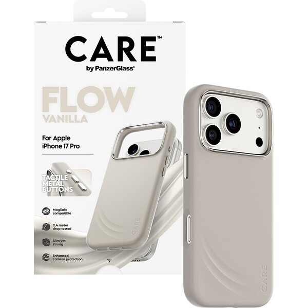 PanzerGlass-CARE-Flow-kryt-s-MagSafe-Apple-iPhone-17-Pro-Vanilla