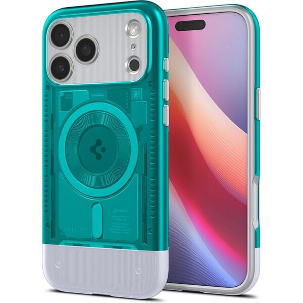 Spigen-Classic-C1-MagSafe-kryt-iPhone-17-Pro-bondi-blue