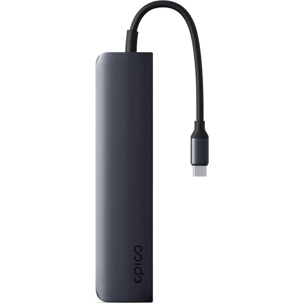 iWant-by-Epico-6v1-hlinikovy-hub-8K-s-USB-C-temne-inkoustovy