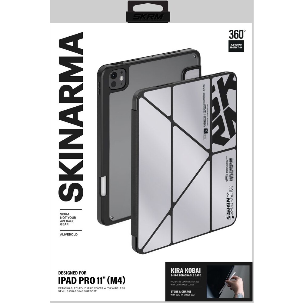 SKINARMA-Kira-Kobai-pouzdro-iPad-Pro-11-2025-Chrome
