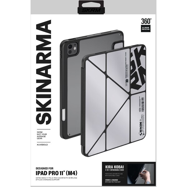 SKINARMA-Kira-Kobai-pouzdro-iPad-Pro-11-2025-Chrome