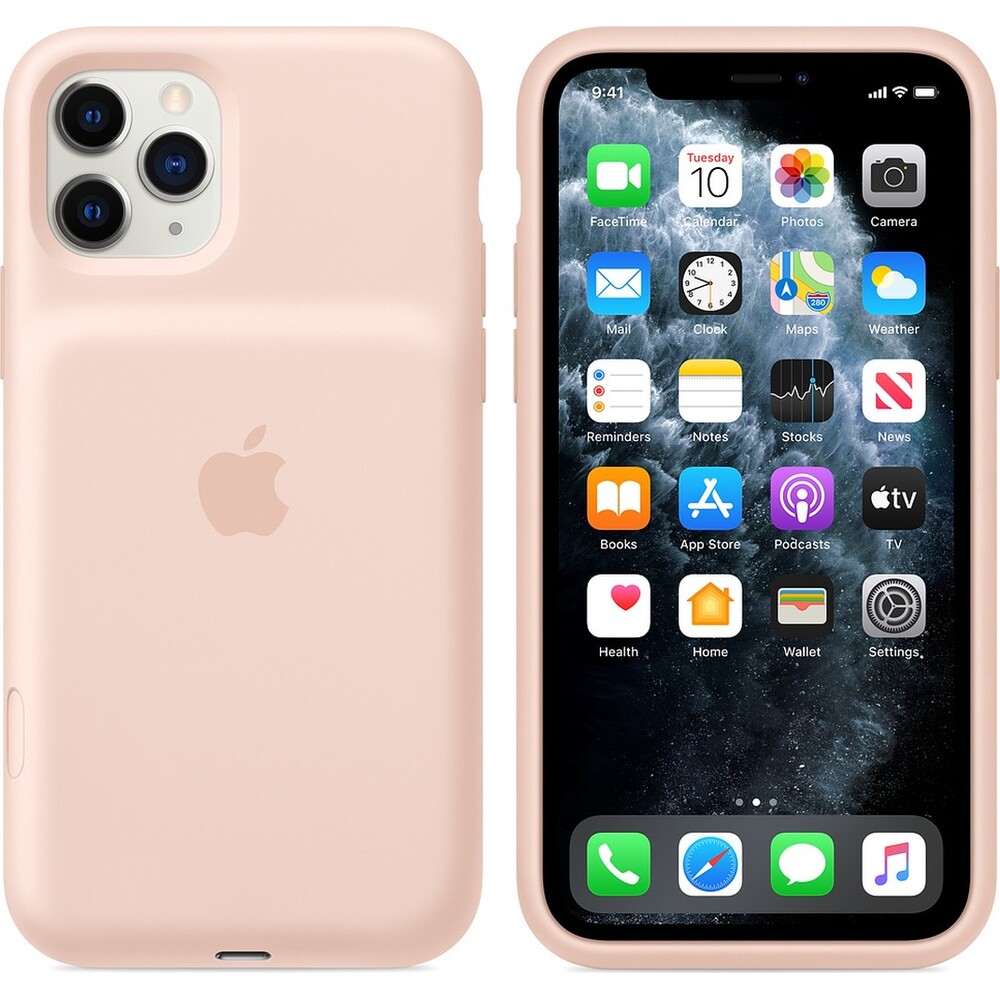 Apple-iPhone-11-Pro-Smart-Battery-Case-zadni-kryt-s-baterii-piskove-ruzovy