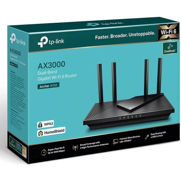 TP-LINK-Archer-AX55-Wi-Fi-6-router-cerny