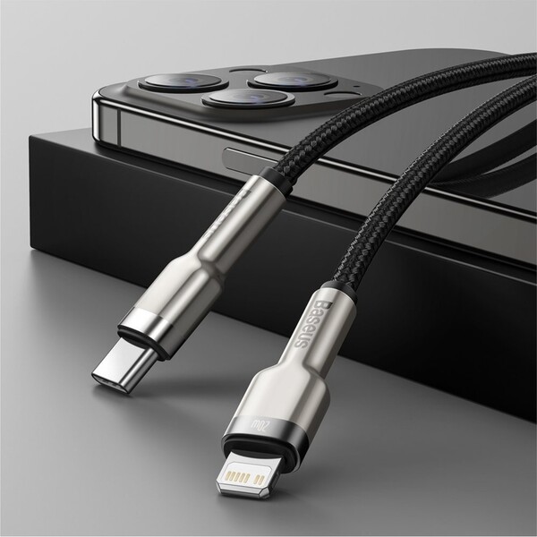 Baseus-Cafule-USB-C-Lightning-napajeci-kabel-20W-2m-cerny