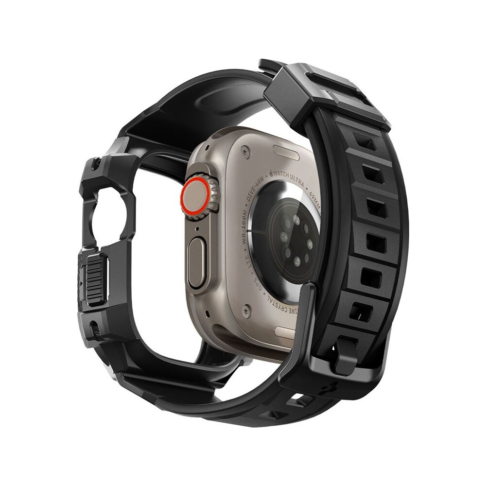Spigen-Rugged-Armor-Pro-reminek-s-pouzdrem-Apple-Watch-Ultra-3-2-1-49mm-cerny