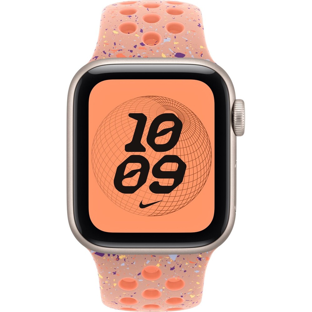 Apple-Watch-41-40-38mm-Alpenglow-Pink-sportovni-reminek-Nike-M-L