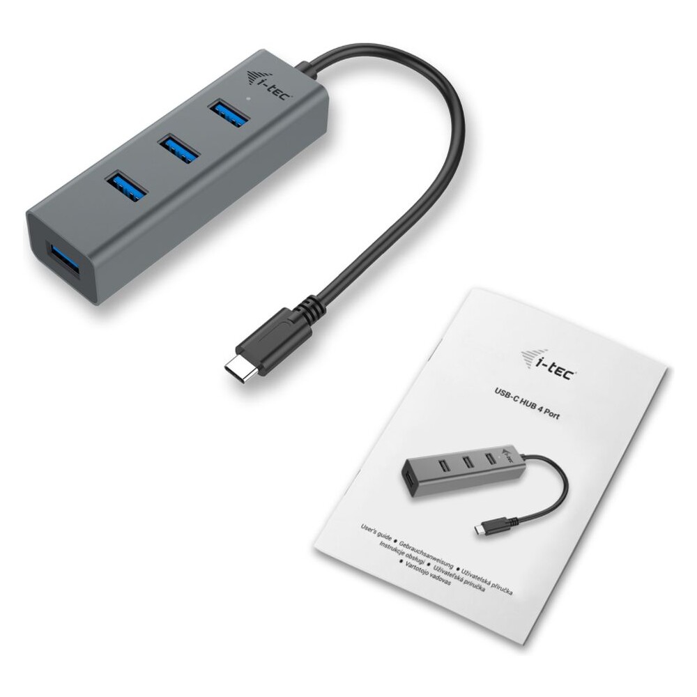 i-tec-USB-C-Metal-HUB-4x-USB-3-0