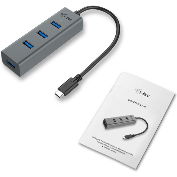 i-tec-USB-C-Metal-HUB-4x-USB-3-0