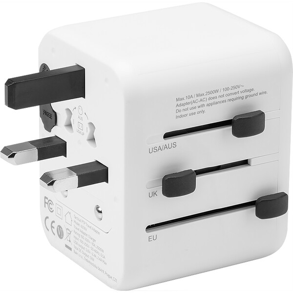 Tactical-PTP-cestovni-adapter-bily