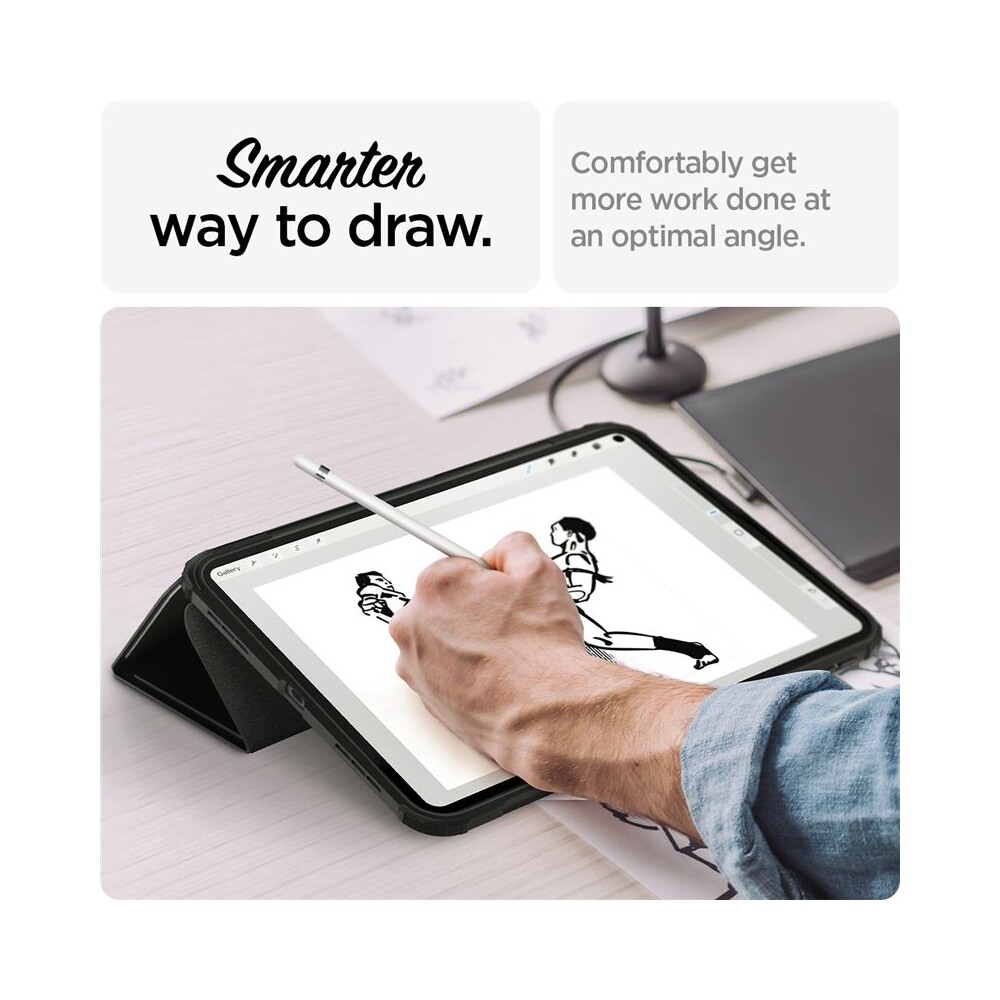 Spigen-Ultra-Hybrid-Pro-pouzdro-iPad-10-9-2022-iPad-11-2025-cerne