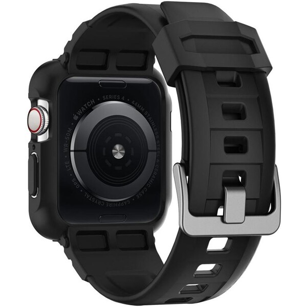 Spigen-Rugged-Armor-Pro-reminek-s-pouzdrem-Apple-Watch-45-44mm-cerny