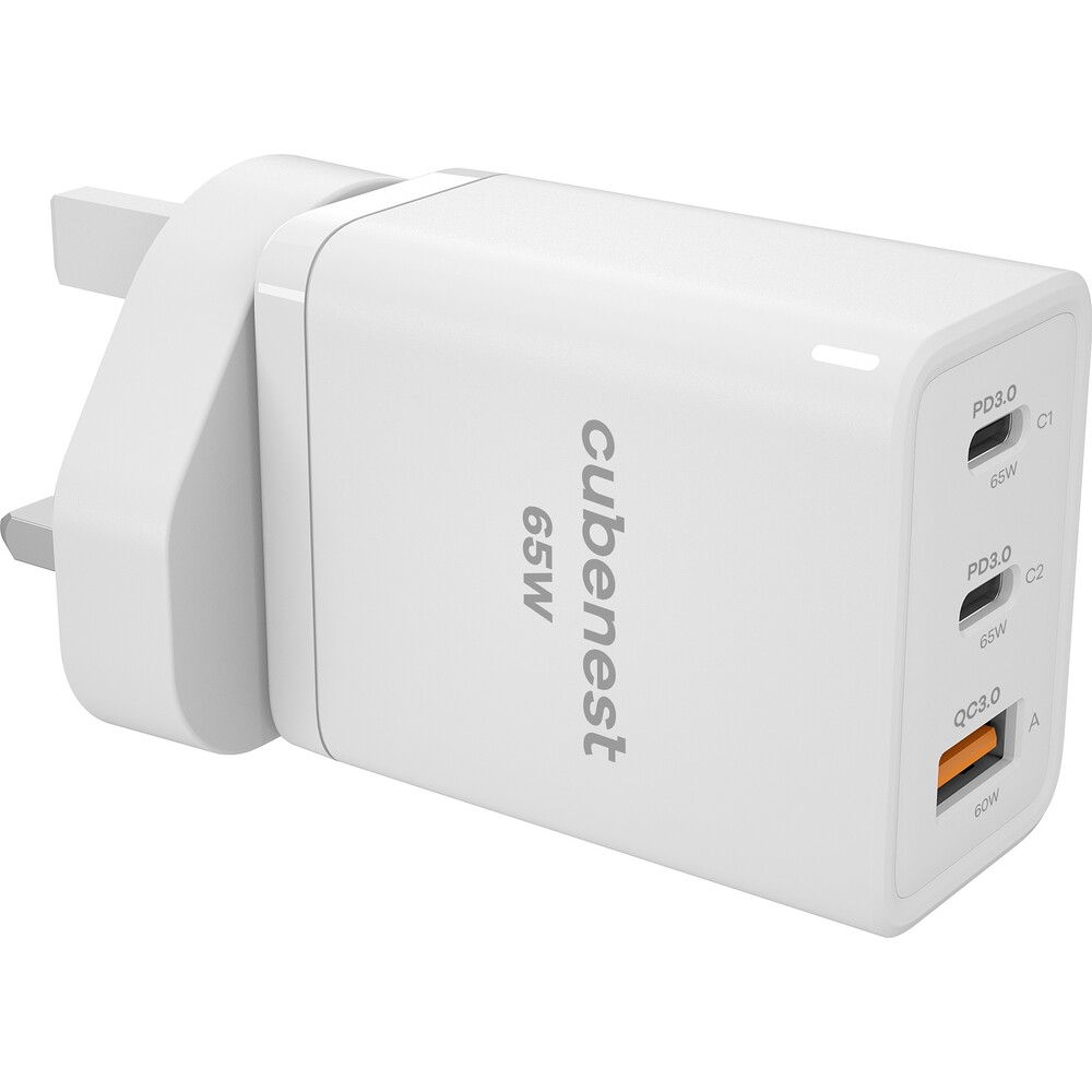 CubeNest-S3D1-PD-cestovni-adapter-65W-bily