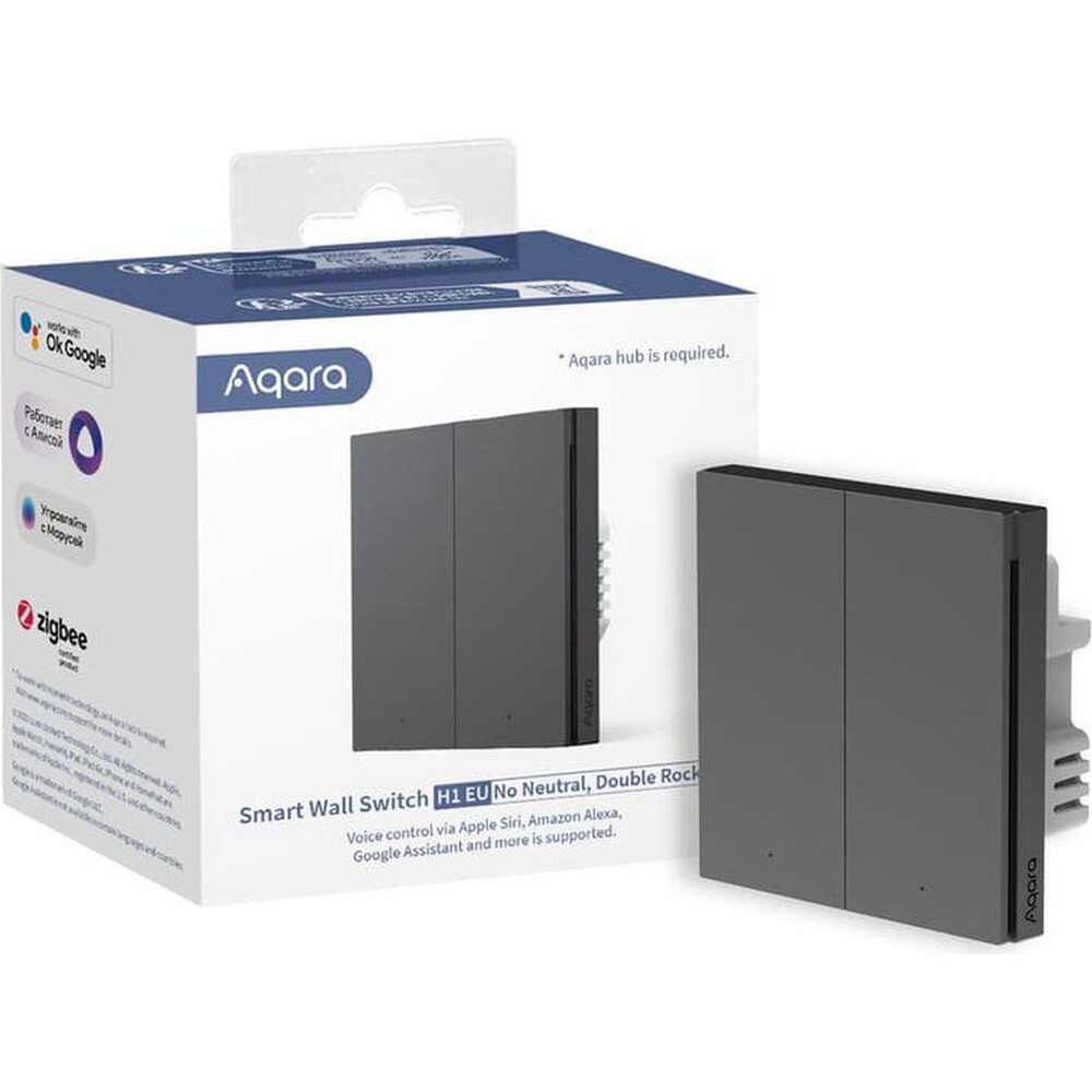 AQARA-Smart-Wall-Switch-H1-EU-No-Neutral-Double-Rocker-chytry-vypinac