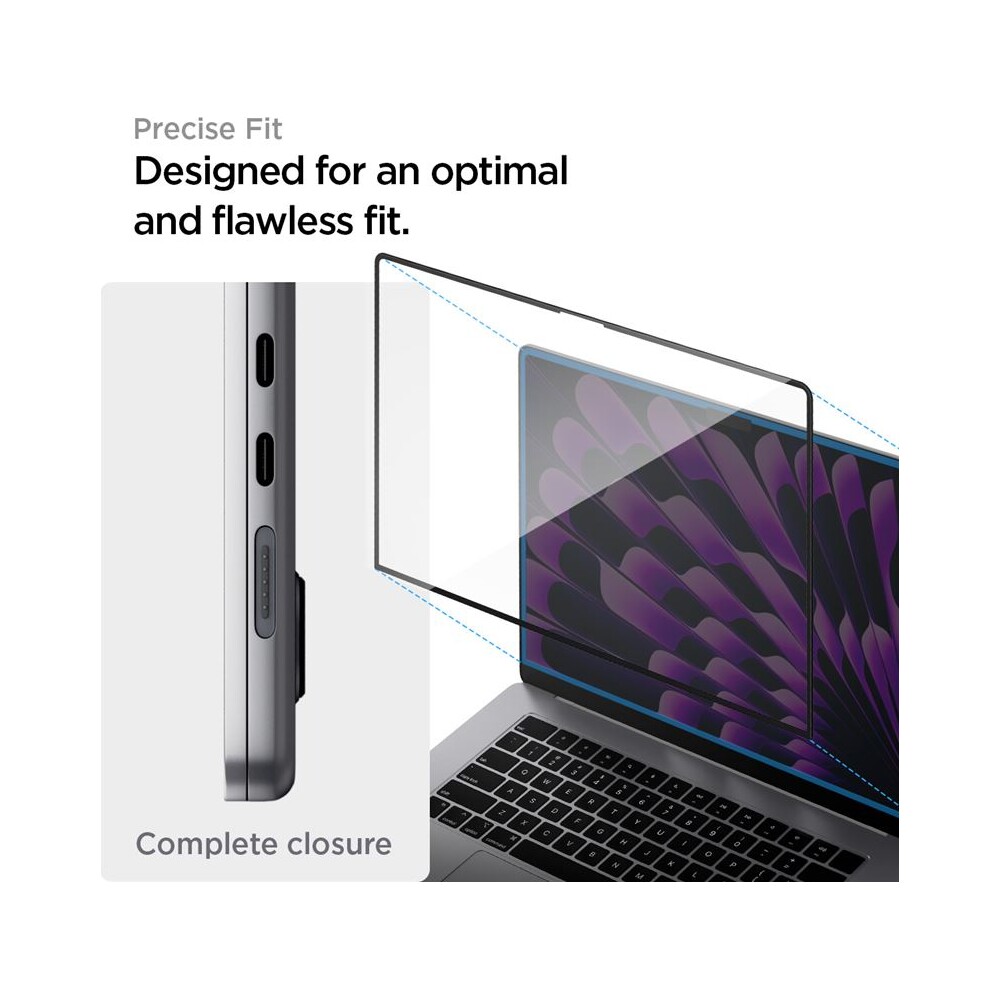 Spigen-Glass-tR-Slim-tvrzene-sklo-MacBook-Air-15-M2-M3-M4