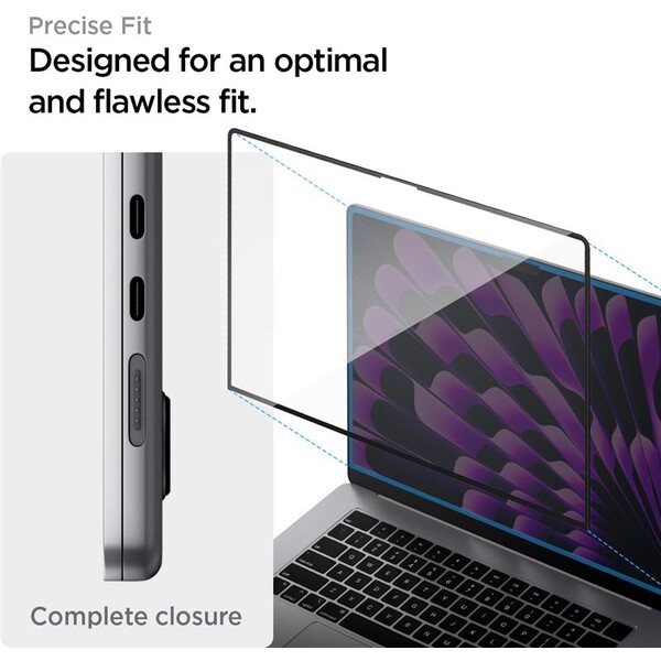 Spigen-Glass-tR-Slim-tvrzene-sklo-MacBook-Air-15-M2-M3-M4