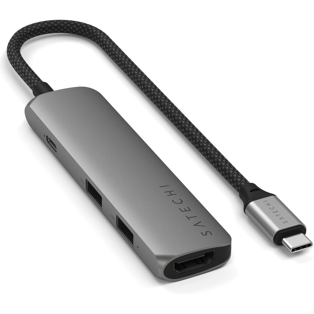 Satechi-4v1-USB-C-Slim-viceportovy-adapter-4K-vesmirne-sedy