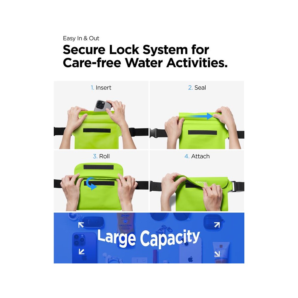 Spigen-Aqua-Shield-WaterProof-Waist-Bag-A620-2-Pack-zeleny