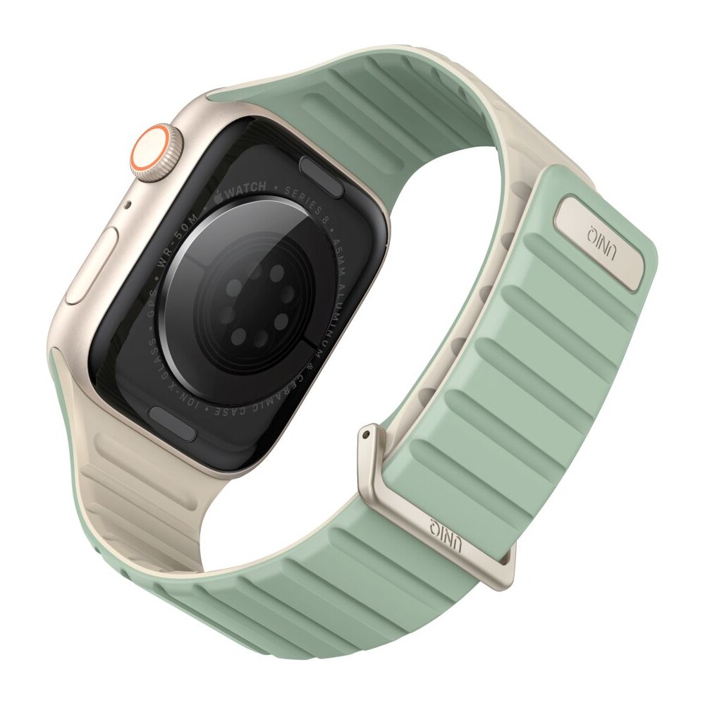 UNIQ-Revix-Evo-oboustranny-reminek-Apple-Watch-42-41-40-38mm-mentolovy-bezovy-