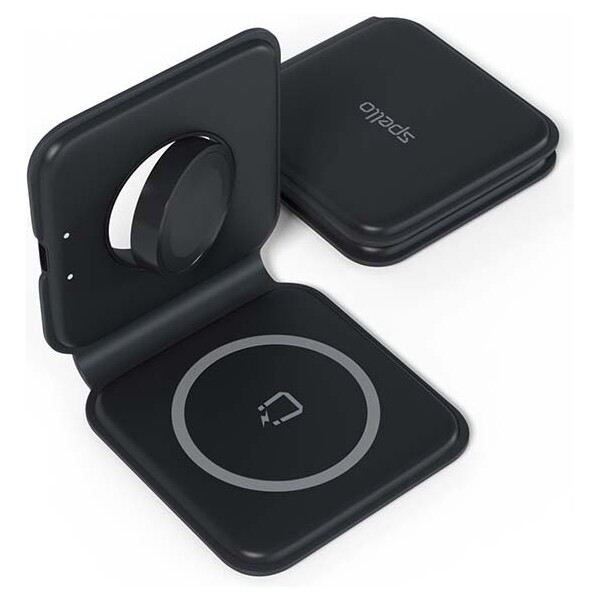 Spello-2v1-MagSafe-bezdratova-nabijecka-15W-cerna
