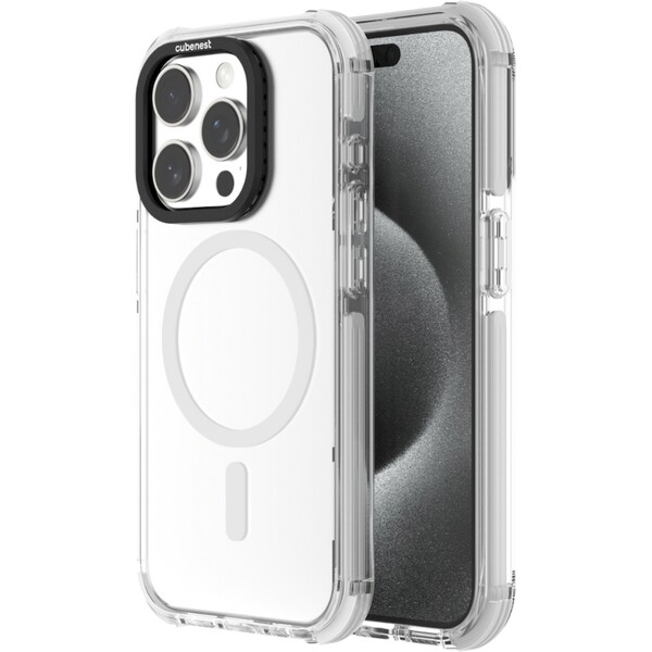 Cubenest-MagPro-Strong-Guard-kryt-iPhone-15-Pro-bily