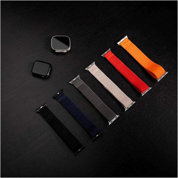 FIXED-Nylon-Sporty-Strap-reminek-Apple-Watch-Ultra-49mm-cerny