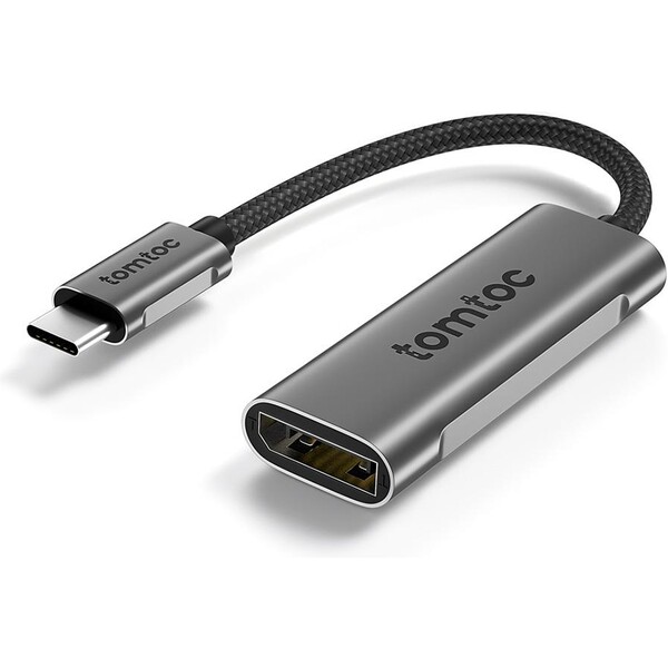 tomtoc-adapter-USB-C-Thundebolt-3-na-DisplayPort-1-4-4K-60-120Hz