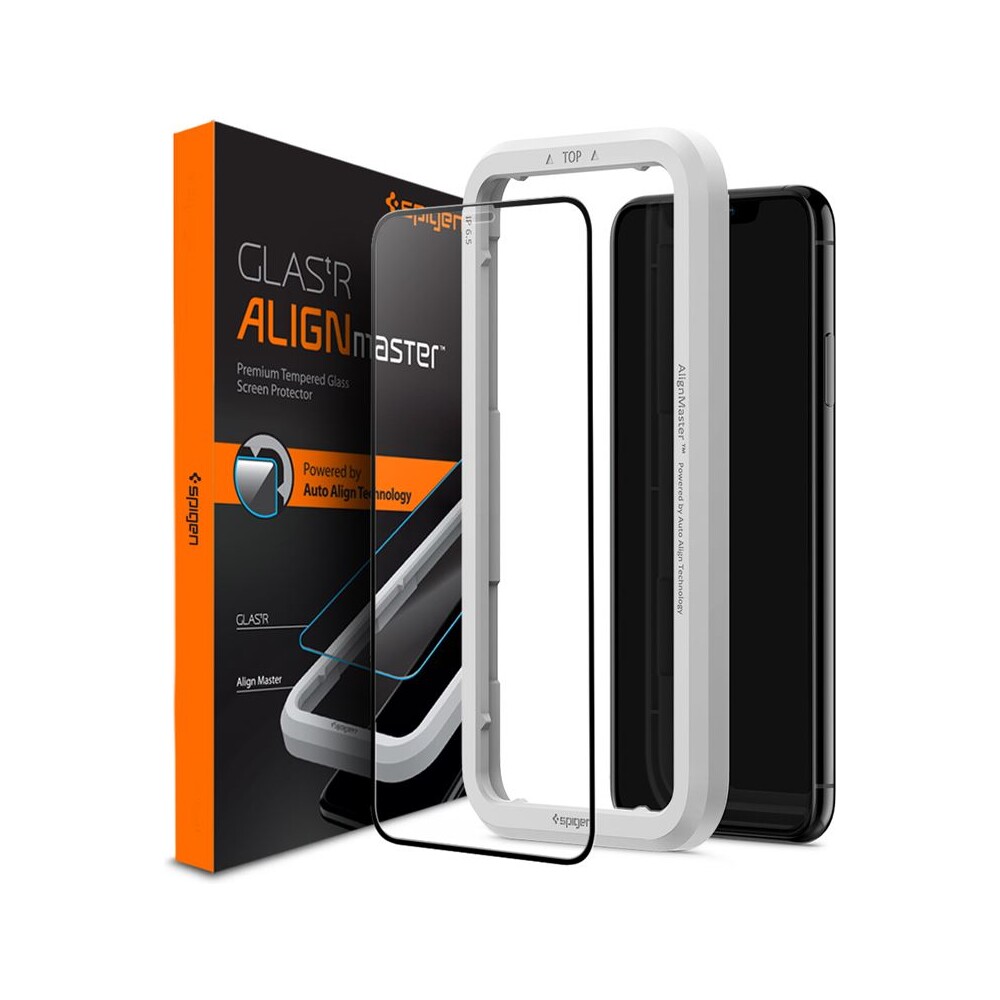 Spigen-3D-tvrzene-sklo-Align-FC-Apple-iPhone-11-Pro-Max-XS-Max-cerne