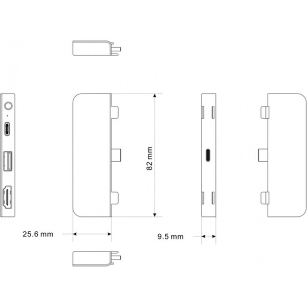 HyperDrive-4v1-USB-C-Hub-iPad-Pro-2018-2020-vesmirne-sedy
