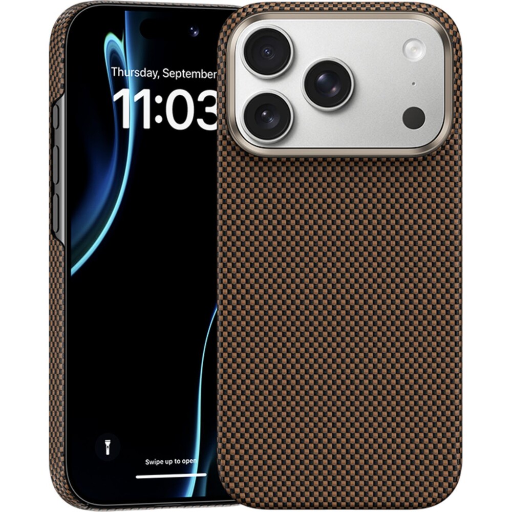 Benks-ArmorTint-Kevlar-MagSafe-kryt-iPhone-17-Pro-DawnLight-Gold