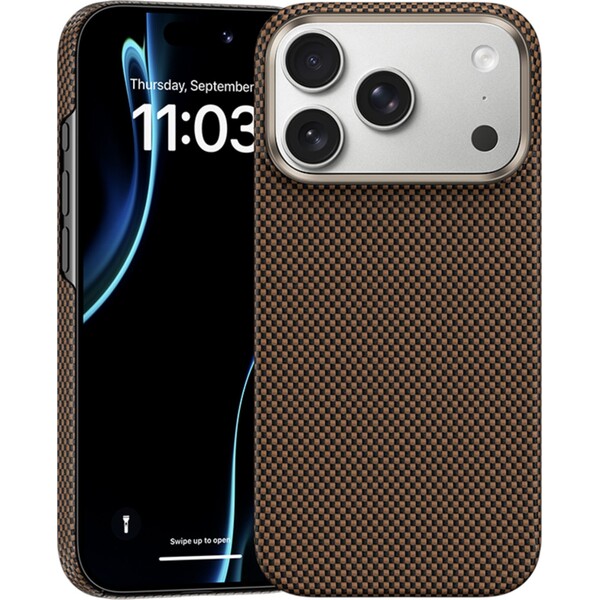 Benks-ArmorTint-Kevlar-MagSafe-kryt-iPhone-17-Pro-DawnLight-Gold