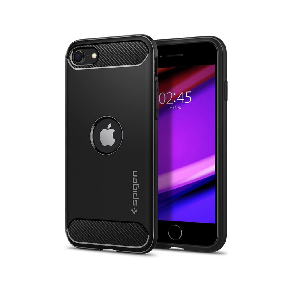 Spigen-Rugged-Armor-kryt-Apple-iPhone-SE-2020-2022-cerny