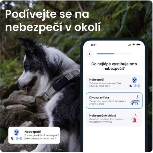 Tractive GPS DOG 6 lokátor polohy a aktivity pro psy černý - GPS moduly - Obrázek NBTD000L01